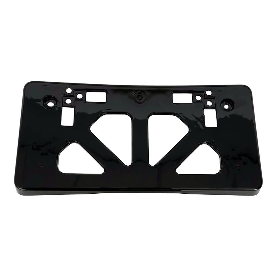 2007-2009 Lexus Ls460 License Plate Bracket Front (Matte-Black) – Front View (LX1068106)
