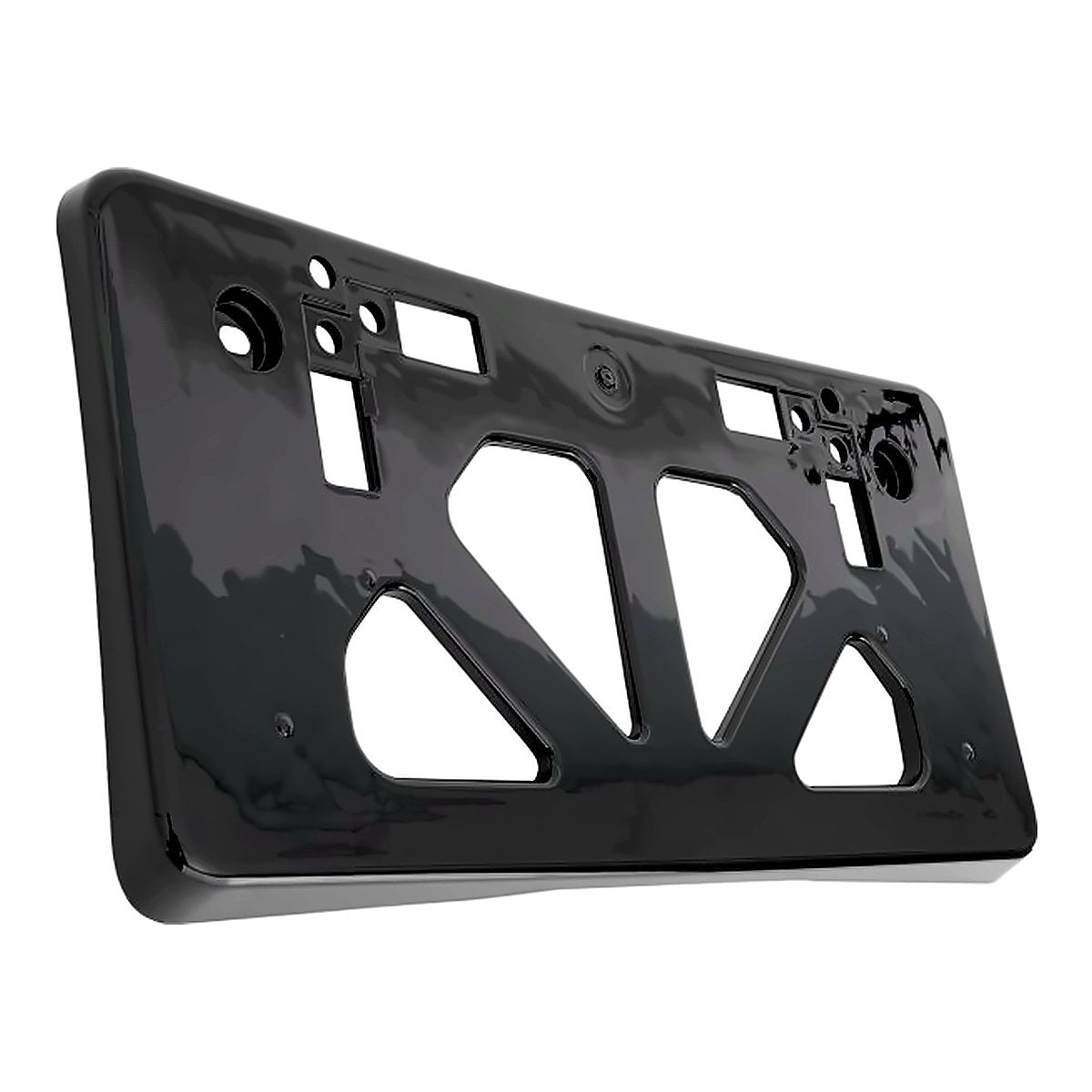 2007-2009 Lexus Ls460 License Plate Bracket Front (Matte-Black) – Side View (LX1068106)
