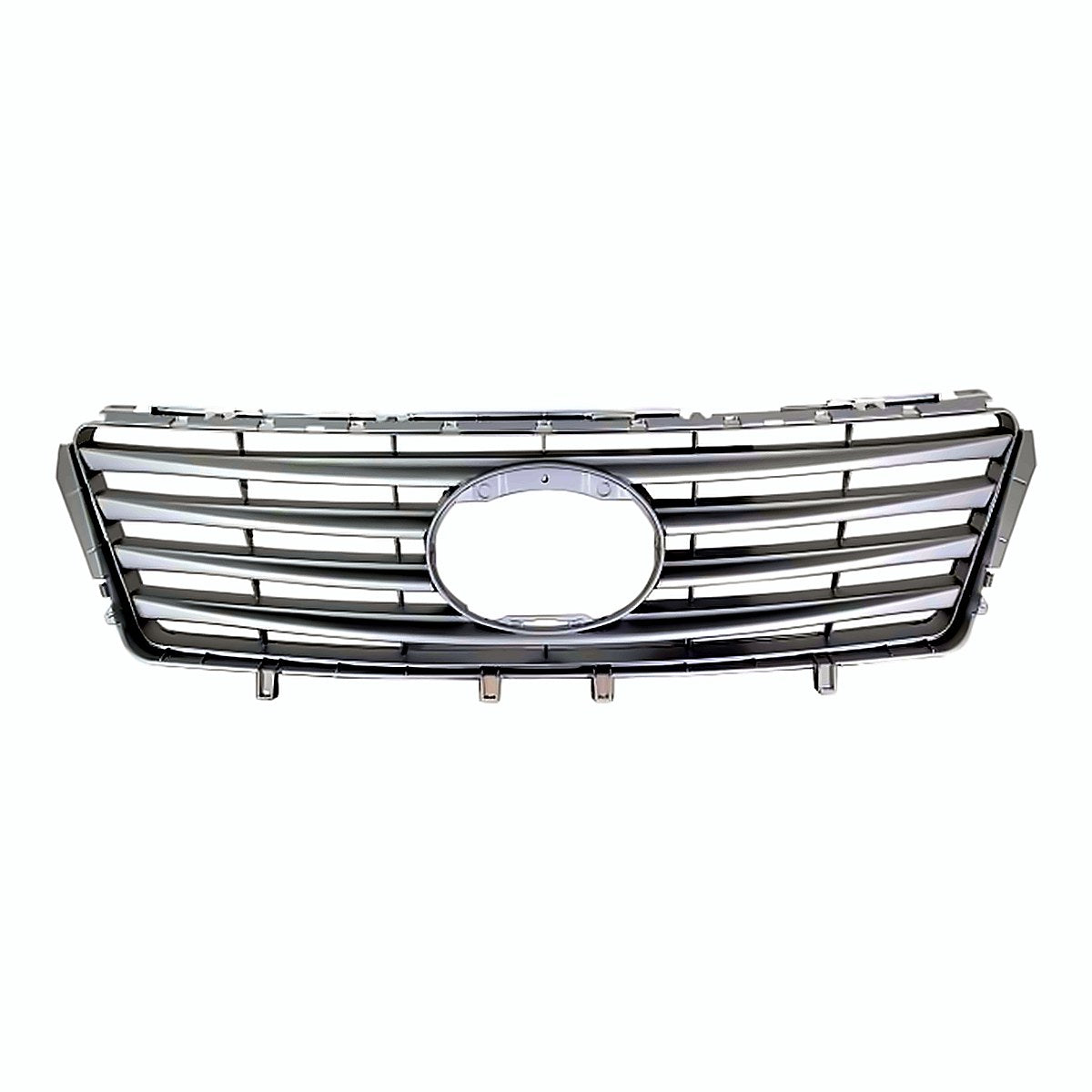 2010-2012 Lexus Es350 Grille Silver/Black With Radar – Front View (LX1200129)