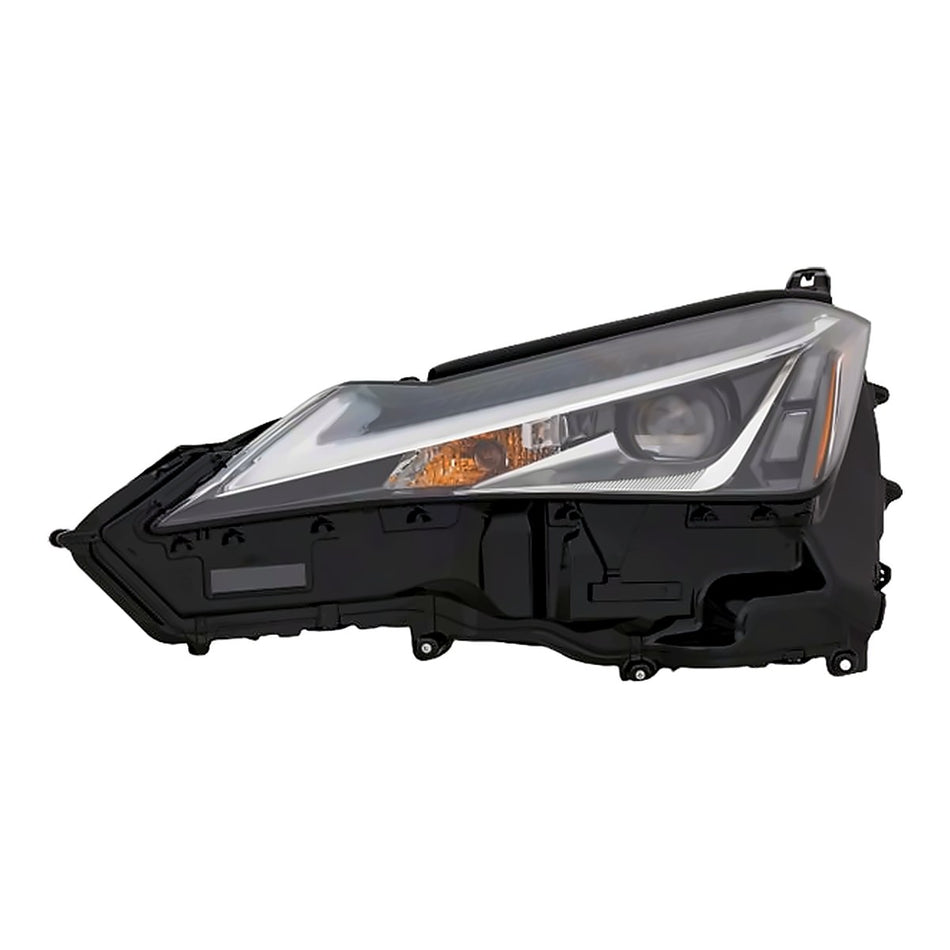 2019-2023 Lexus Ux250H Headlight Driver Side Led Single Beam With Fog Light Without Logo – Front View (LX2502189)