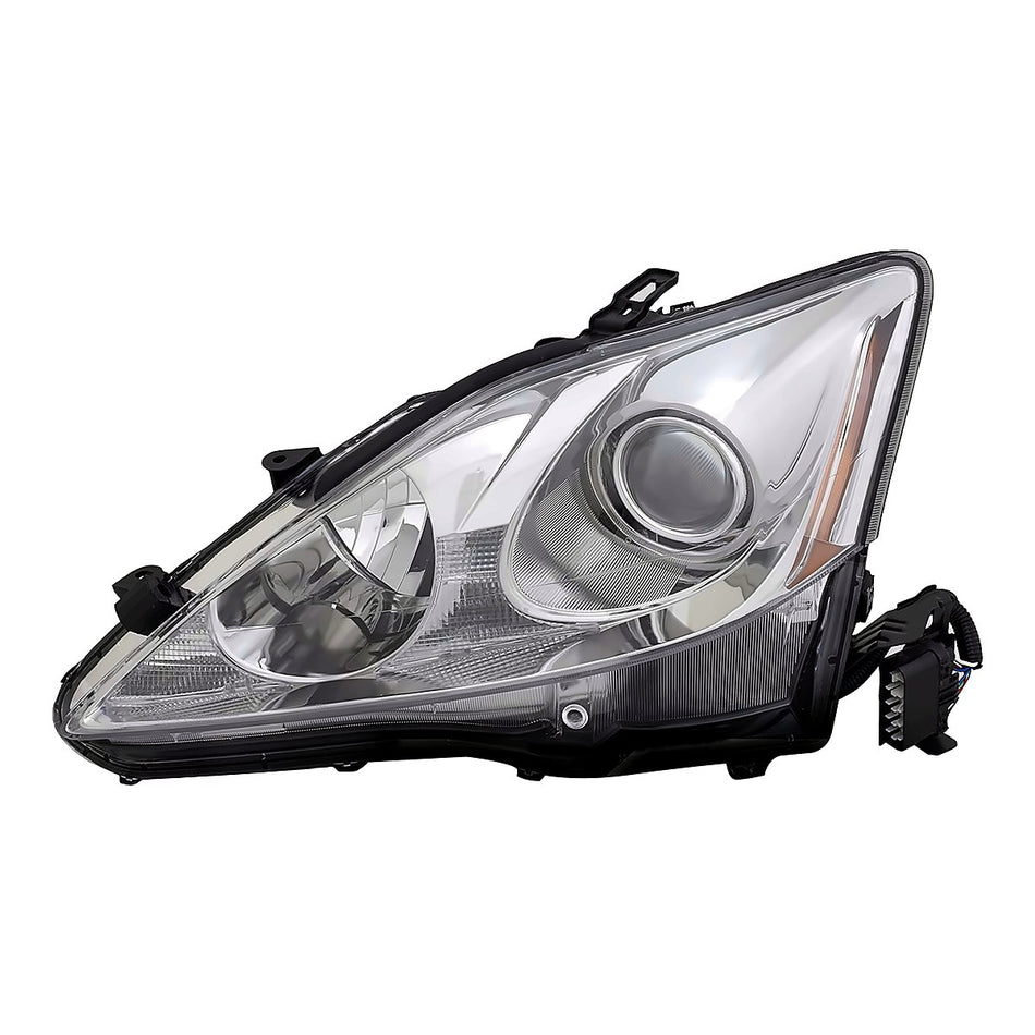 2009-2010 Lexus Is250_Sedan Headlight Driver Side Halogen Without Auto Leveling – Front View (LX2518125)