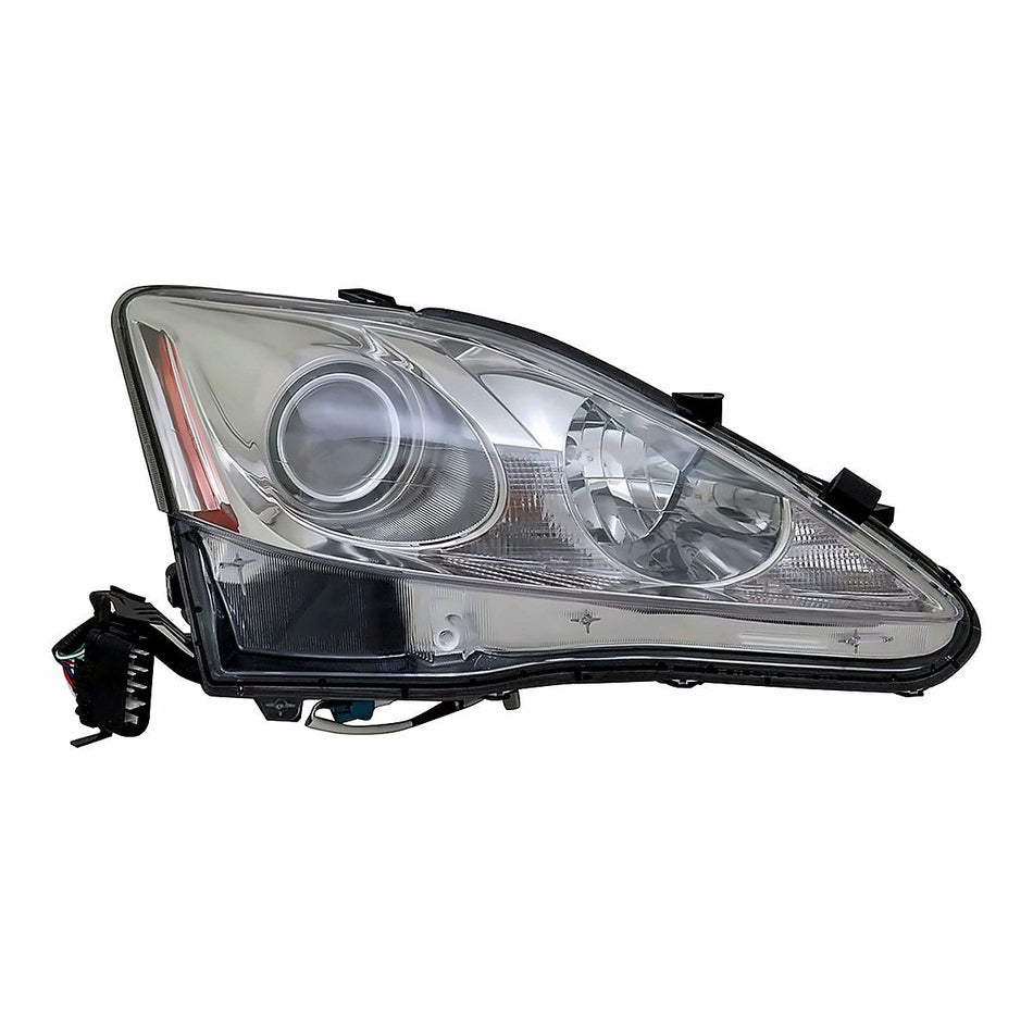 2009-2010 Lexus IS350 Sedan Headlight Passenger Side - product view, Part LX2519125
