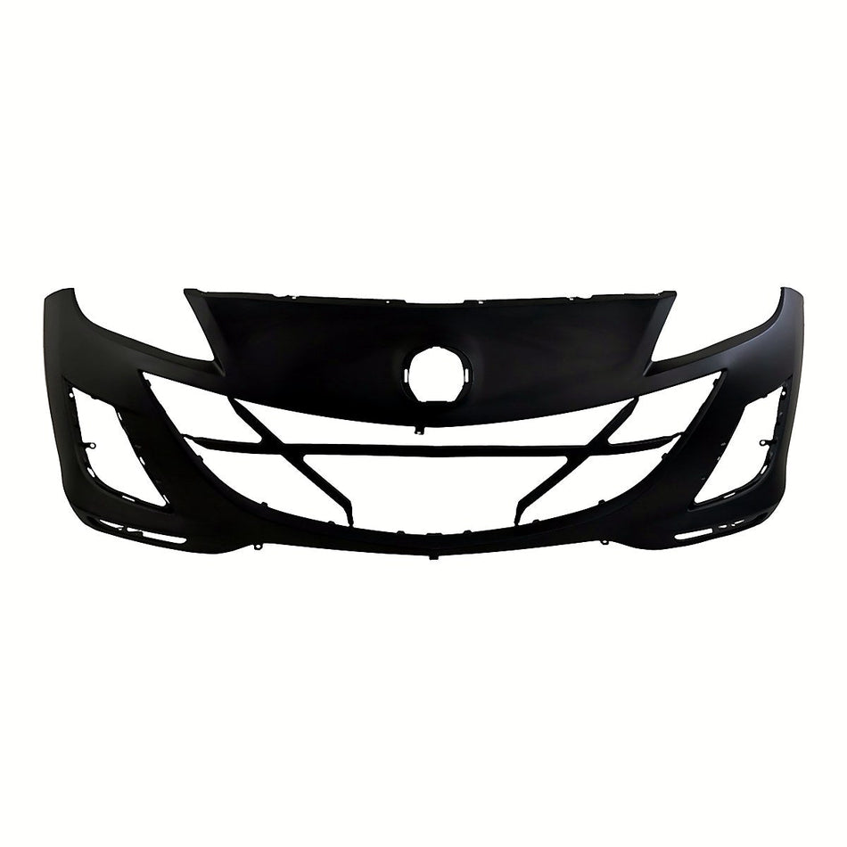 2010-2011 Mazda 3 Bumper Front 2.0L Primed With Bumper Overlap Driver Side/Passenger Side Insert_MA1000223