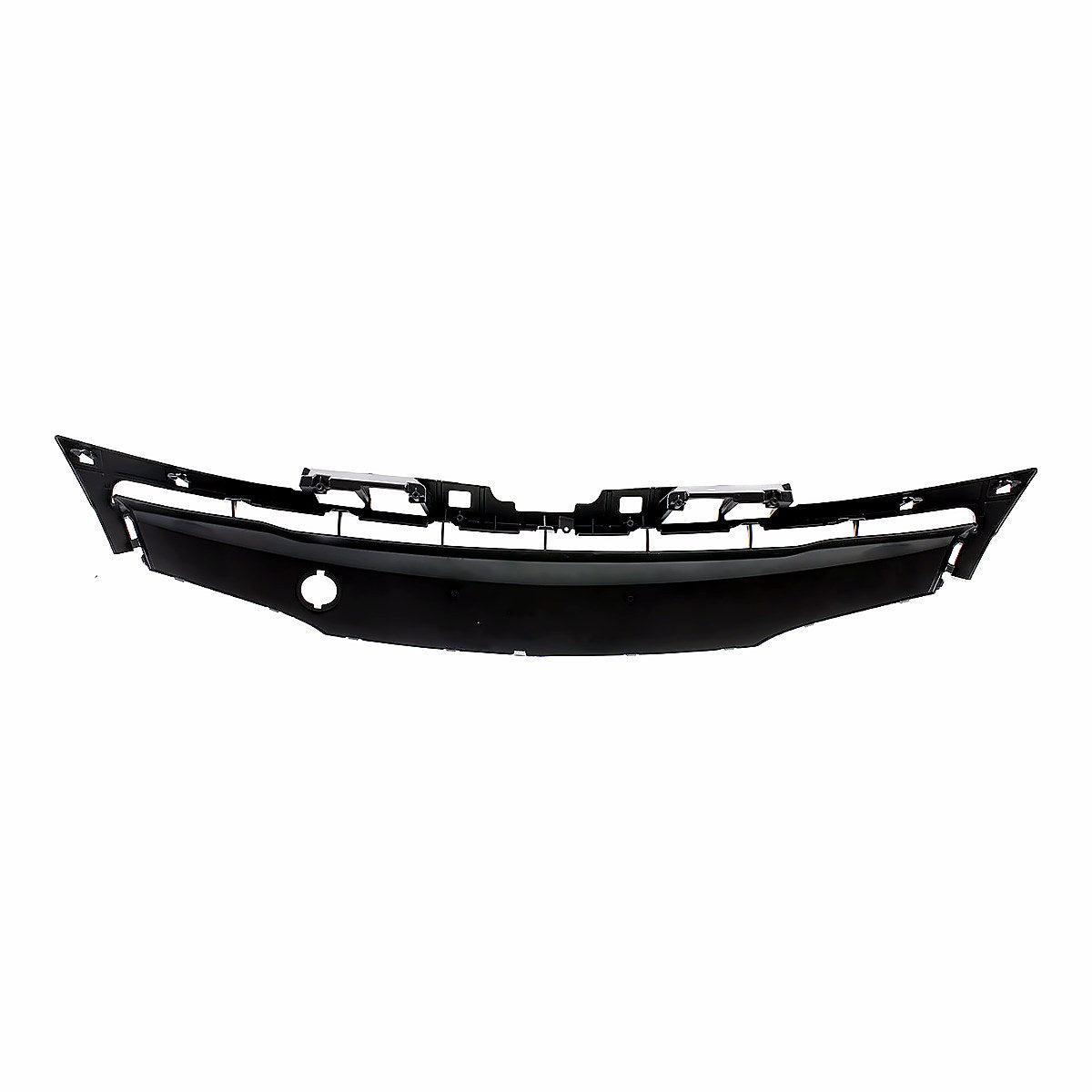 2012-2013 Mazda 3 Grille Lower Upper Matte-Dk Gray With Fog Light – Back View (MA1036118)