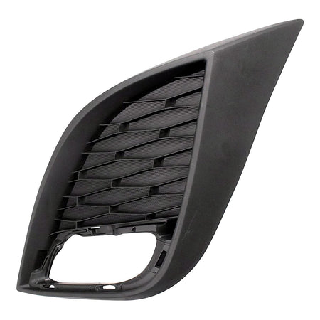2010-2011 Mazda 3 Fog Light Bezel Front Driver Side 2.0L Black – Front View (MA1038106)