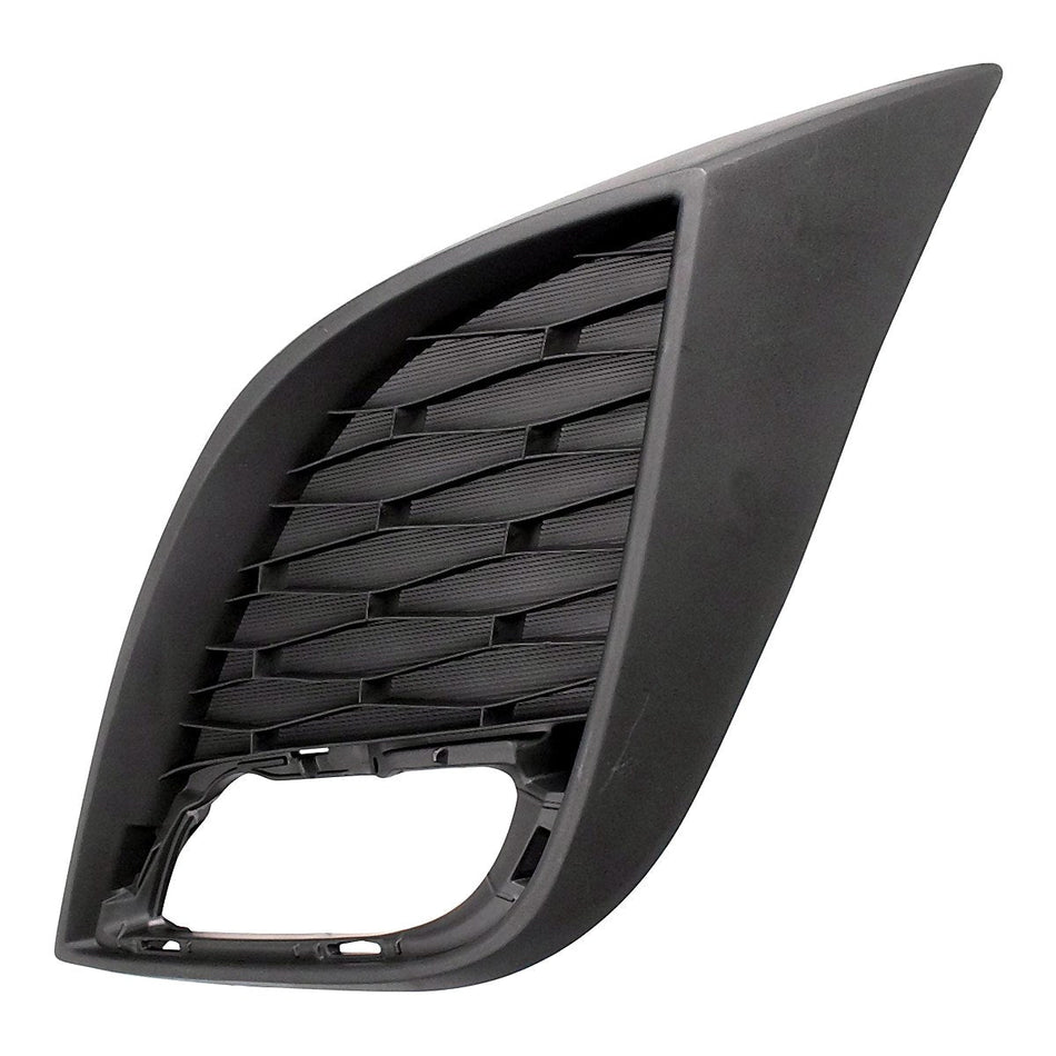 2010-2011 Mazda 3 Fog Light Bezel Front Driver Side 2.0L Black – Front View (MA1038106)