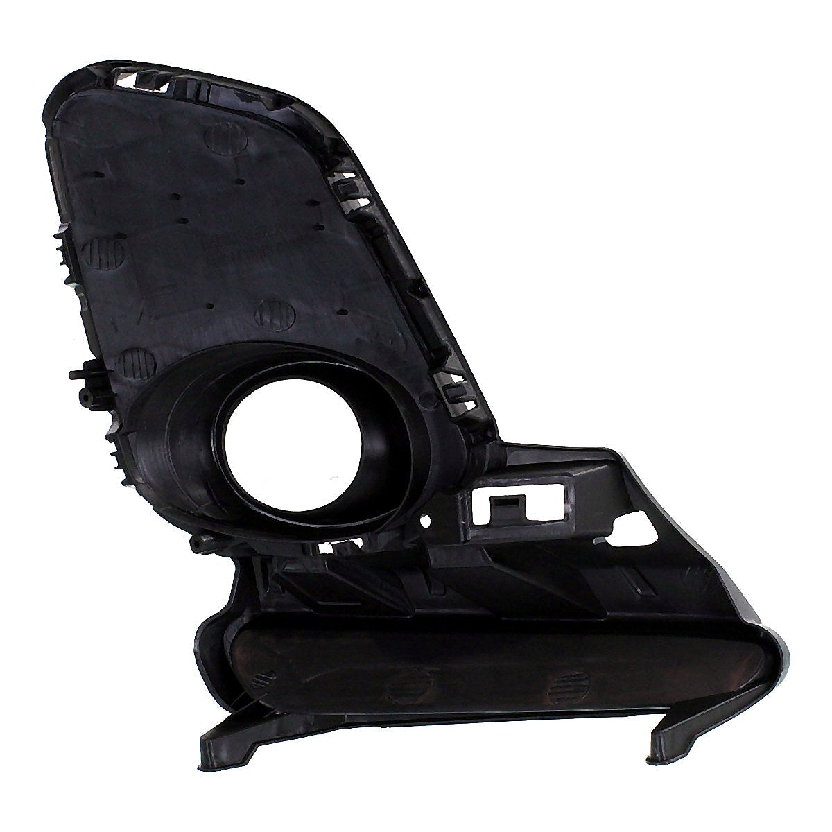 2012-2013 Mazda 3 Fog Light Bezel Front Driver Side 2.0L/2.5L Hb Exclude Speed Model Matte-Black – Back View (MA1038114)