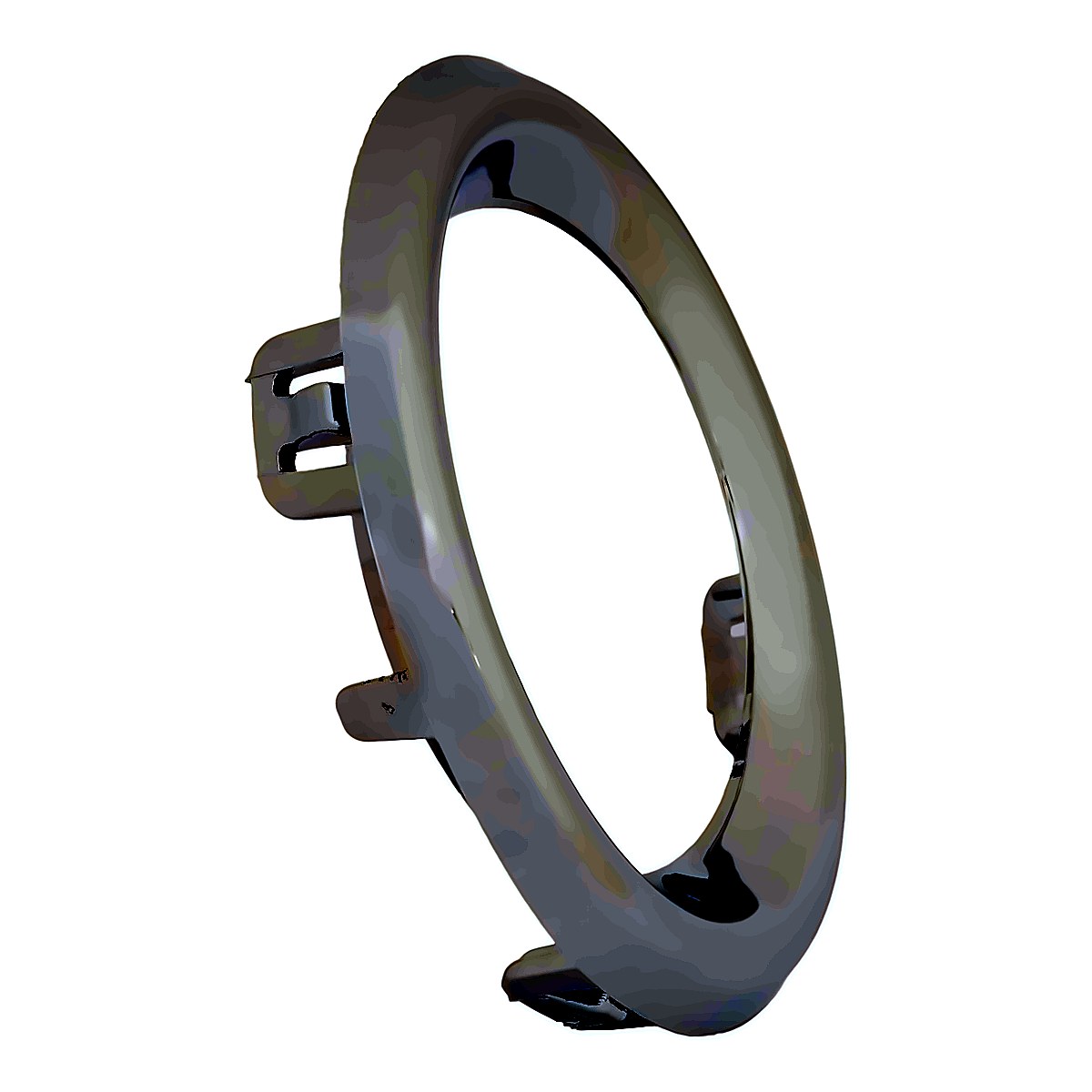 2014-2016 Mazda 3 Fog Light Trim Ring Front Driver Side Chrome – Side View (MA1038125)