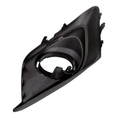 2014-2016 Mazda 3 Fog Light Bezel Front Driver Side Matte Black Use With Chrome Trim Ring – Side View (MA1038128)