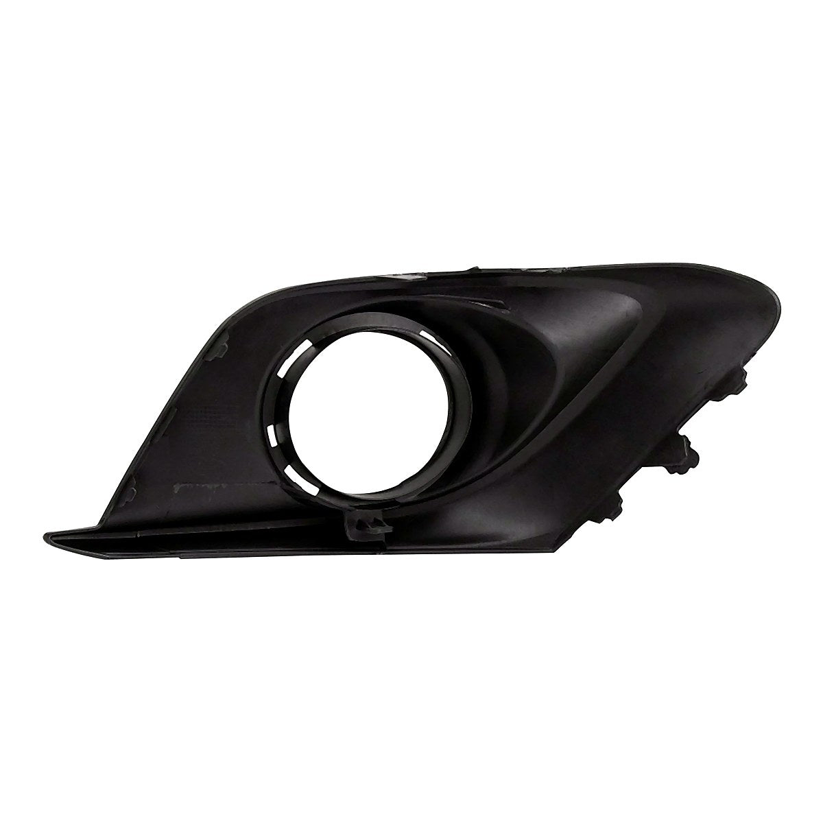 2014-2016 Mazda 3 Fog Light Bezel Front Driver Side Matte Black Use With Chrome Trim Ring – Back View (MA1038128)