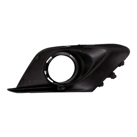 2014-2016 Mazda 3 Fog Light Bezel Front Driver Side Matte Black Use With Chrome Trim Ring – Back View (MA1038128)