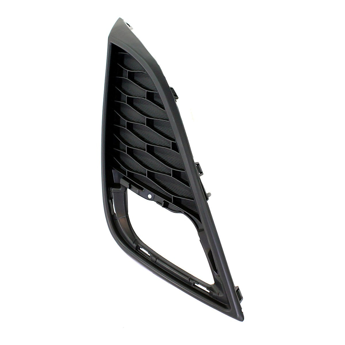 2010-2011 Mazda 3 Fog Light Bezel Front Passenger Side 2.0L Black – Side View (MA1039106)