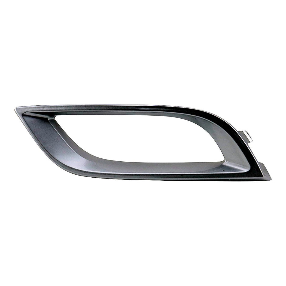 2010-2011 Mazda 3 Fog Light Bezel Front Passenger Side Mt 2.5L Silver – Front View (MA1039107)