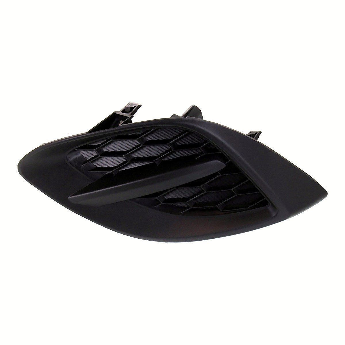 2011-2014 Mazda 2 Fog Light Cover Front Passenger Side Black – Front View (MA1039108)
