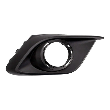 2014-2016 Mazda 3 Fog Light Bezel Front Passenger Side Matte Black Use With Chrome Trim Ring – Front View (MA1039128)