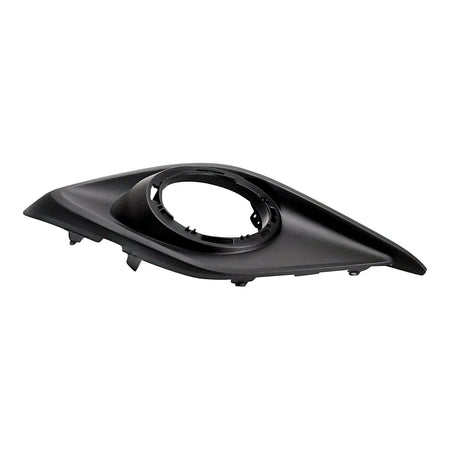 2014-2016 Mazda 3 Fog Light Bezel Front Passenger Side Matte Black Use With Chrome Trim Ring – Side View (MA1039128)