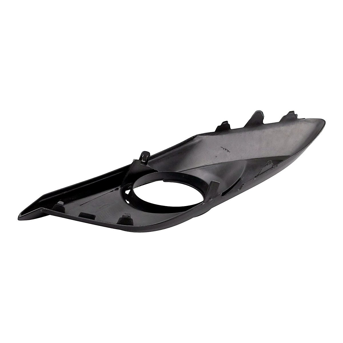 2014-2016 Mazda 3 Fog Light Bezel Front Passenger Side Matte Black Use With Chrome Trim Ring – Side View (MA1039128)