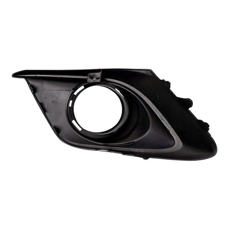 2014-2016 Mazda 3 Fog Light Bezel Front Passenger Side Matte Black Use With Chrome Trim Ring – Back View (MA1039128)