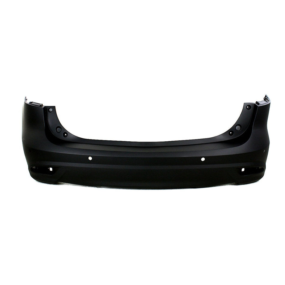 2013-2015 Mazda 5 Bumper Rear Partial Primed With Sensor_MA1100212