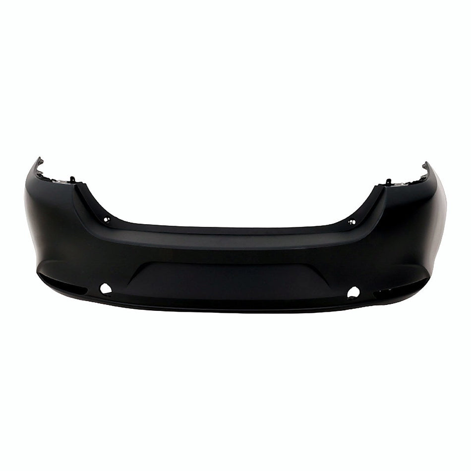 2019-2025 Mazda 3 Bumper Rear Primed With Textured Lower Without Blind Spot/Pre-Drilled Sensor Japan Built Sdn_MA1100234