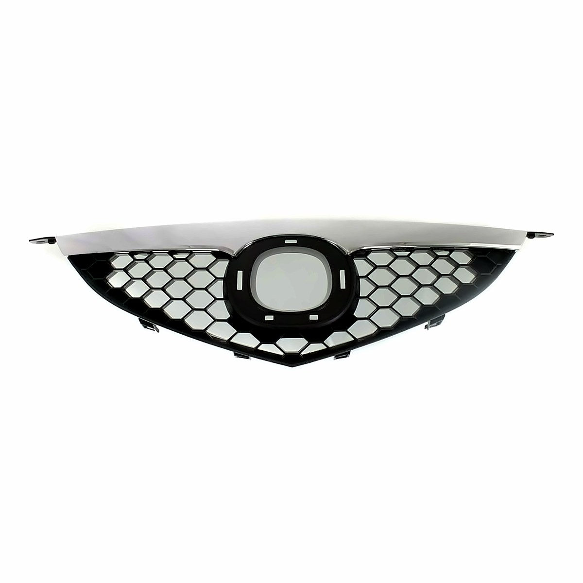 2007-2009 Mazda 3 Grille Gray With Chrome Moulding Std Sdn – Front View (MA1200179)