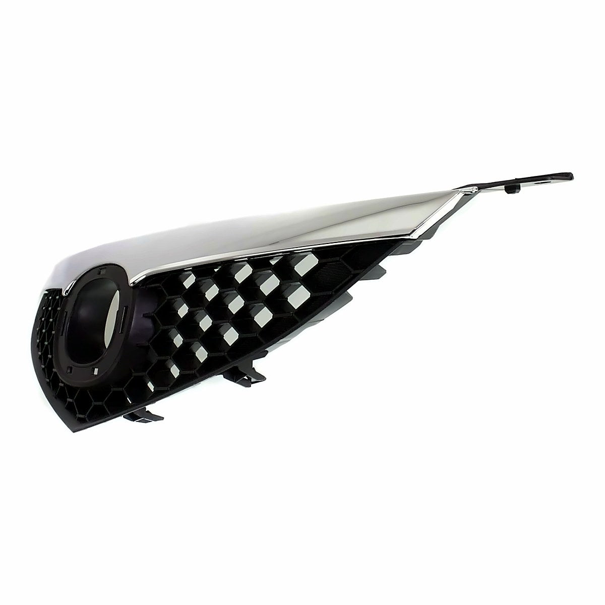 2007-2009 Mazda 3 Grille Gray With Chrome Moulding Std Sdn – Side View (MA1200179)