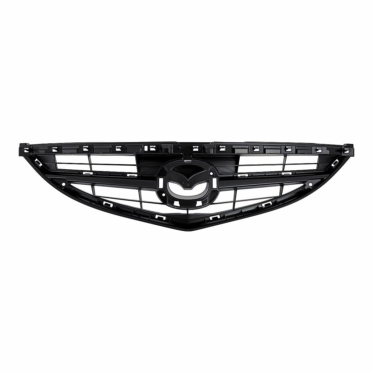 2009-2013 Mazda 6 Grille Black Textured – Front View (MA1200181)