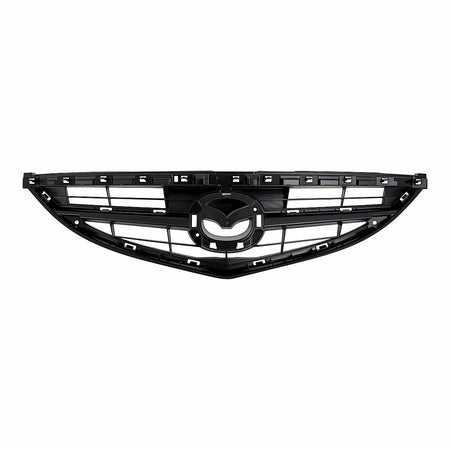 2009-2013 Mazda 6 Grille Black Textured – Front View (MA1200181)