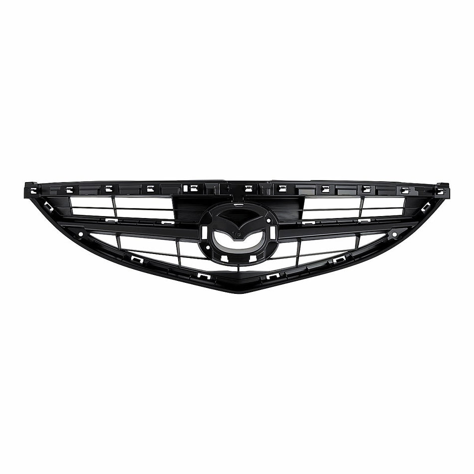 2009-2013 Mazda 6 Grille Black Textured – Front View (MA1200181)