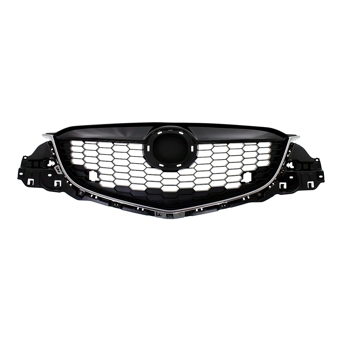 2013-2015 Mazda Cx5 Grille Partial Painted-Bk With Chrome Mldg – MA1200187
