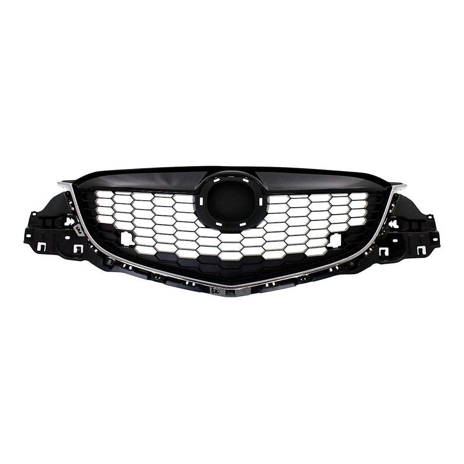 2013-2015 Mazda Cx5 Grille Partial Painted-Bk With Chrome Mldg – MA1200187