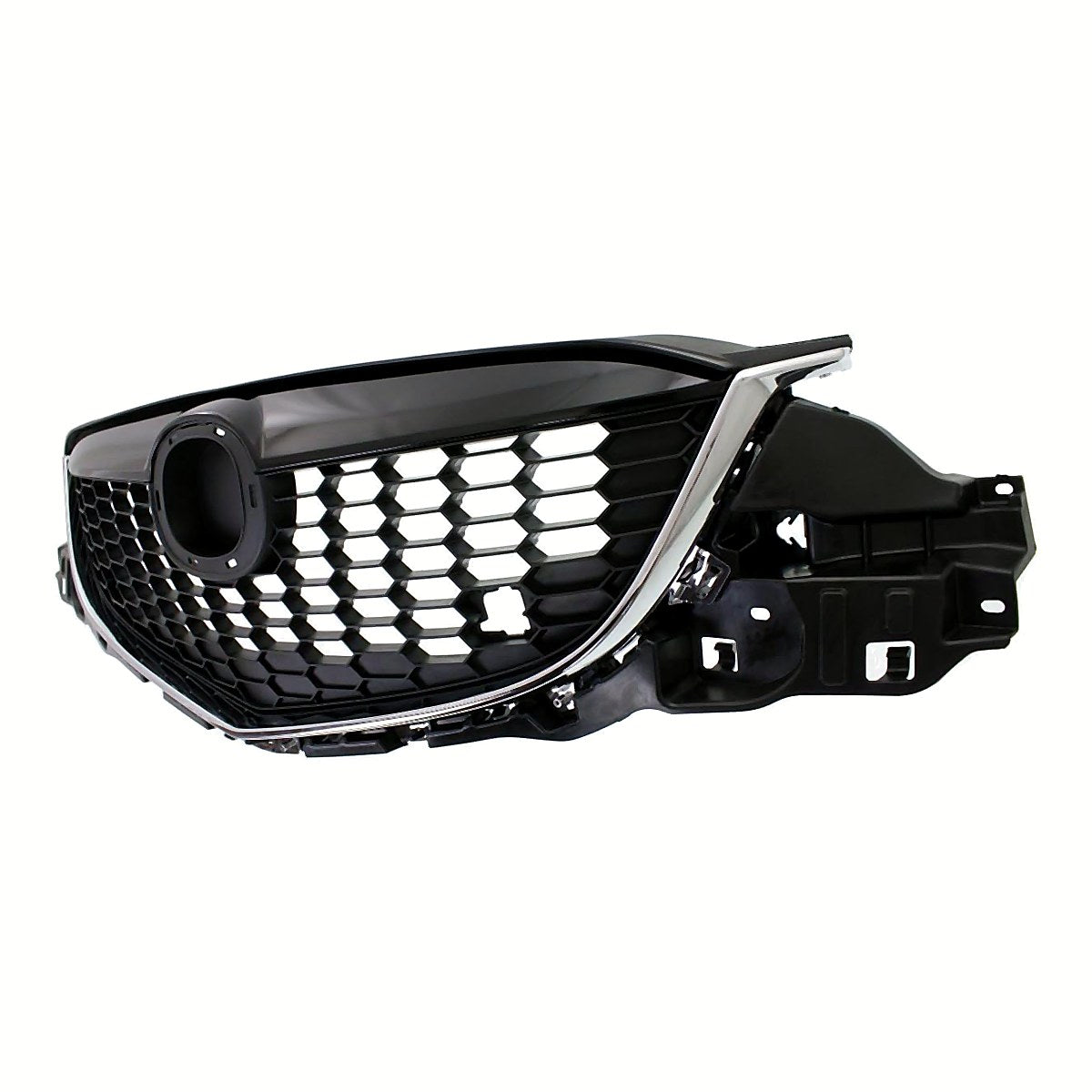 2013-2015 Mazda Cx5 Grille Partial Painted-Bk With Chrome Mldg – MA1200187-2