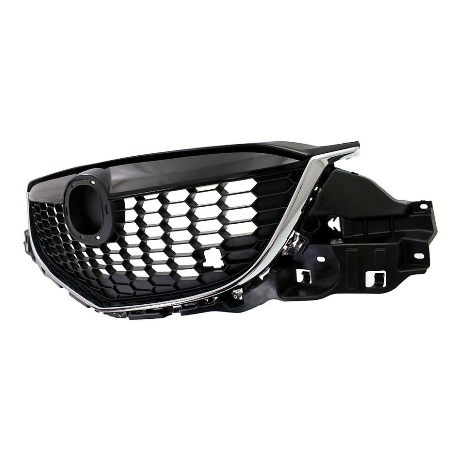 2013-2015 Mazda Cx5 Grille Partial Painted-Bk With Chrome Mldg – MA1200187-2