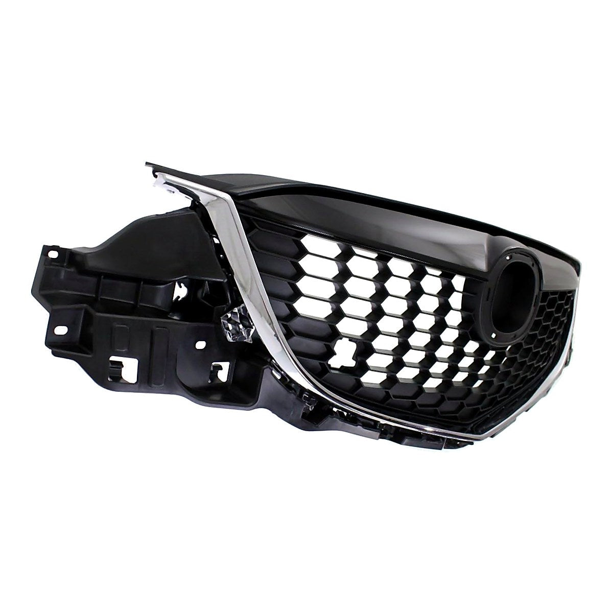 2013-2015 Mazda Cx5 Grille Partial Painted-Bk With Chrome Mldg – MA1200187-3