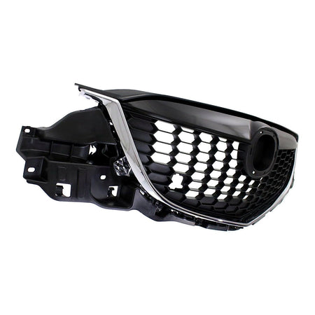 2013-2015 Mazda Cx5 Grille Partial Painted-Bk With Chrome Mldg – MA1200187-3