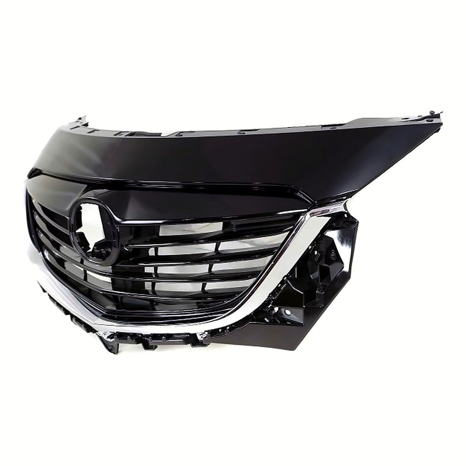 2013-2015 Mazda Cx9 Grille Painted Black With Chrome Mldg – Side View (MA1200191)