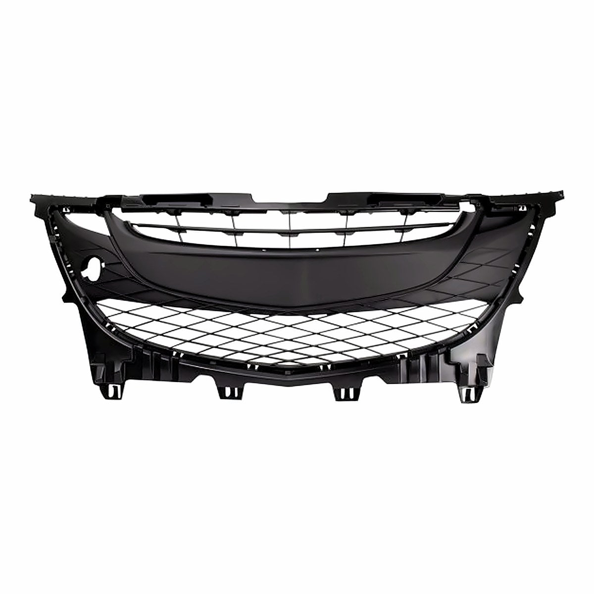2012-2015 Mazda 5 Grille Without Fogs With Smooth Textured Upper Protector – Front View (MA1200194)