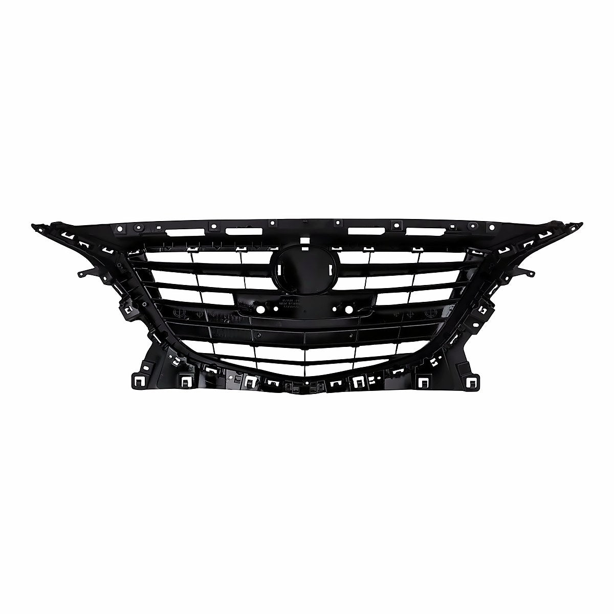 2014-2016 Mazda 3 Grille Black Glossy Black Insert Without Adaptive Cruise – Back View (MA1200196)