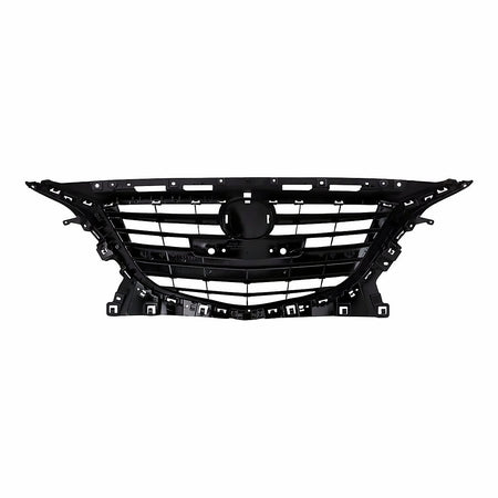 2014-2016 Mazda 3 Grille Black Glossy Black Insert Without Adaptive Cruise – Back View (MA1200196)