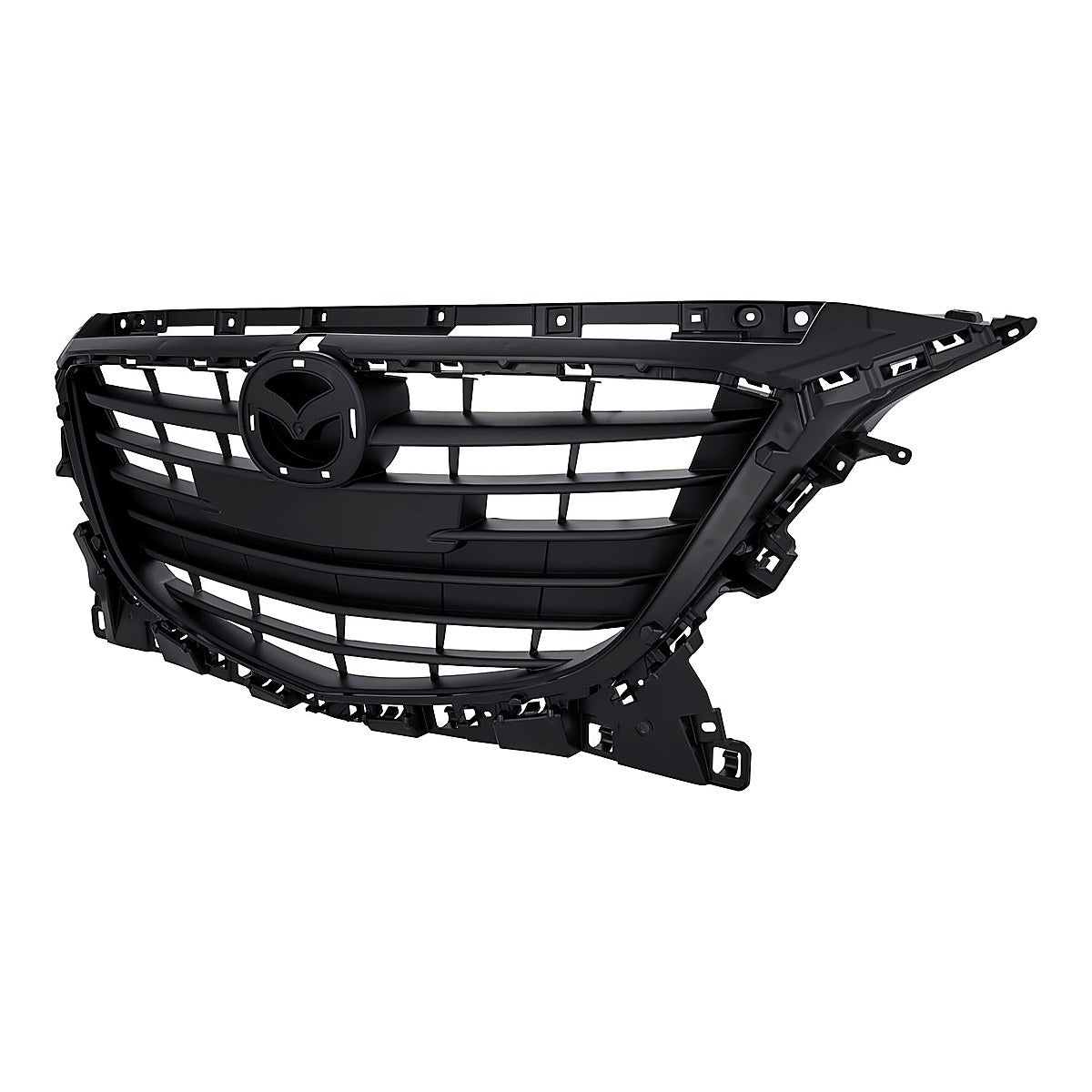2014-2016 Mazda 3 Grille Textured Black – Side View (MA1200197)