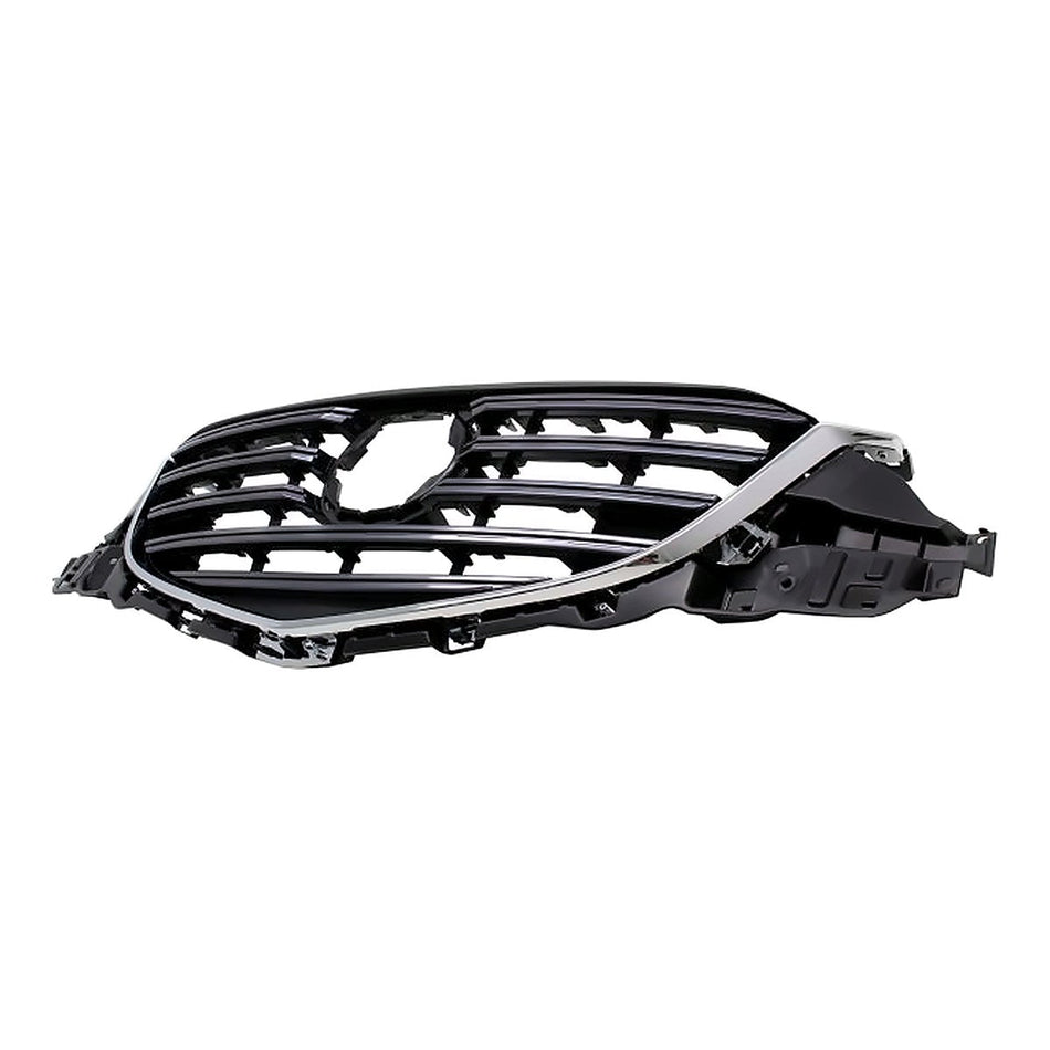 2015-2016 Mazda Cx5 Grille Black With Ptd Gray/Chrome Frontame/Horizontal Bars – Side View (MA1200208)