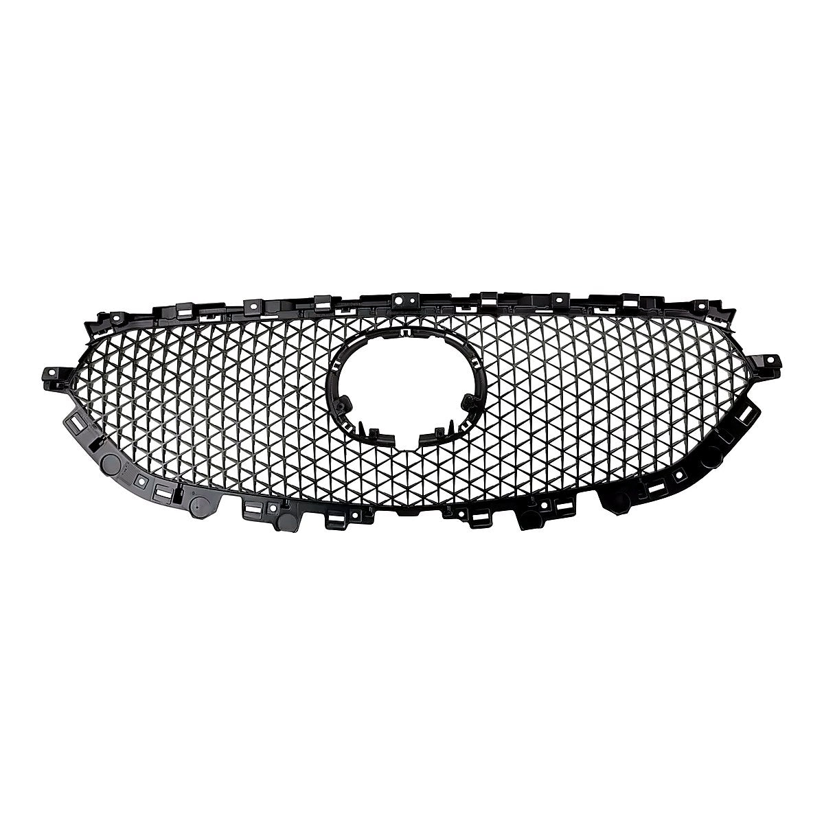 2017-2021 Mazda Cx5 Grille Insert Upper Matte Black Mesh Only Without Adaptive Cruise – Back View (MA1200212)