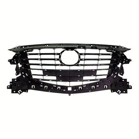 2017-2018 Mazda 3 Grille Matte-Black Mexico Built Without Emblem Base For Use With Additional Moulding Sdn/Hb – Front View (MA1200213)