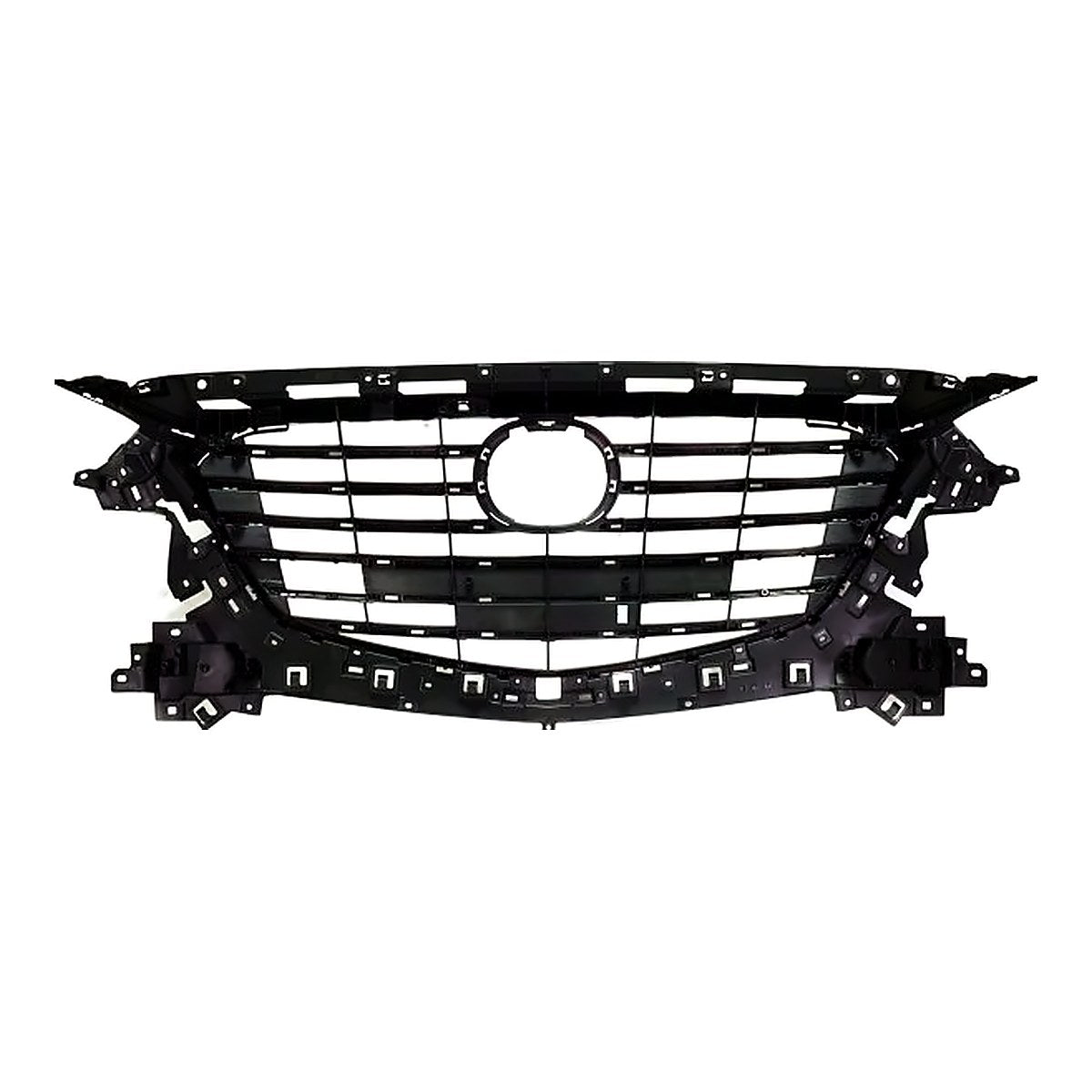 2017-2018 Mazda 3 Grille Matte-Black Mexico Built Without Emblem Base For Use With Additional Moulding Sdn/Hb – Back View (MA1200213)
