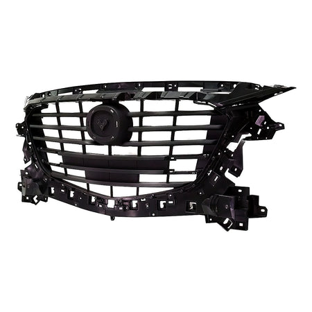 2017-2018 Mazda 3 Grille Matte-Black Mexico Built With Emblem Base For Use With Additional Moulding Sdn/Hb – Side View (MA1200216)