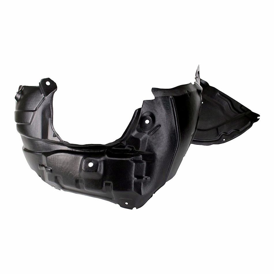 2010-2013 Mazda Mazda 3 Sport Fender Liner Front Passenger Side - side angle, Part MA1249139