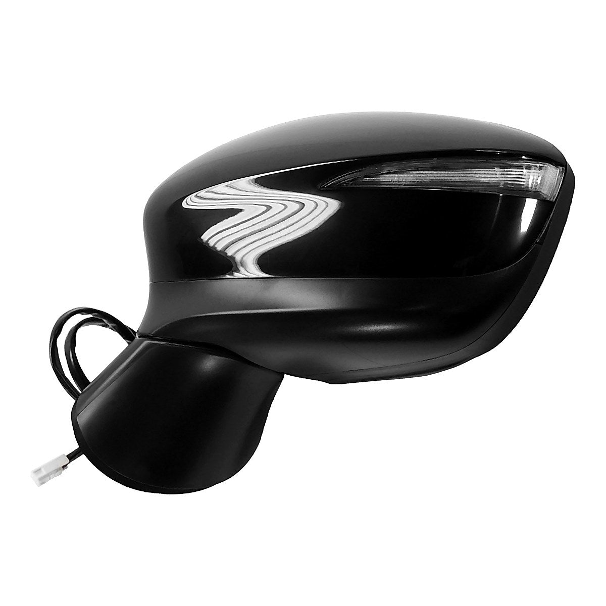 2015-2016 Mazda Cx5 Door Mirror Driver Side Power Ptm Heated With Signal Frontom 04/14_MA1320208-3