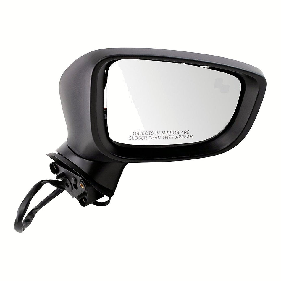 2017-2018 Mazda Mazda 3 Sport Door Mirror Passenger Side - product view, Part MA1321185