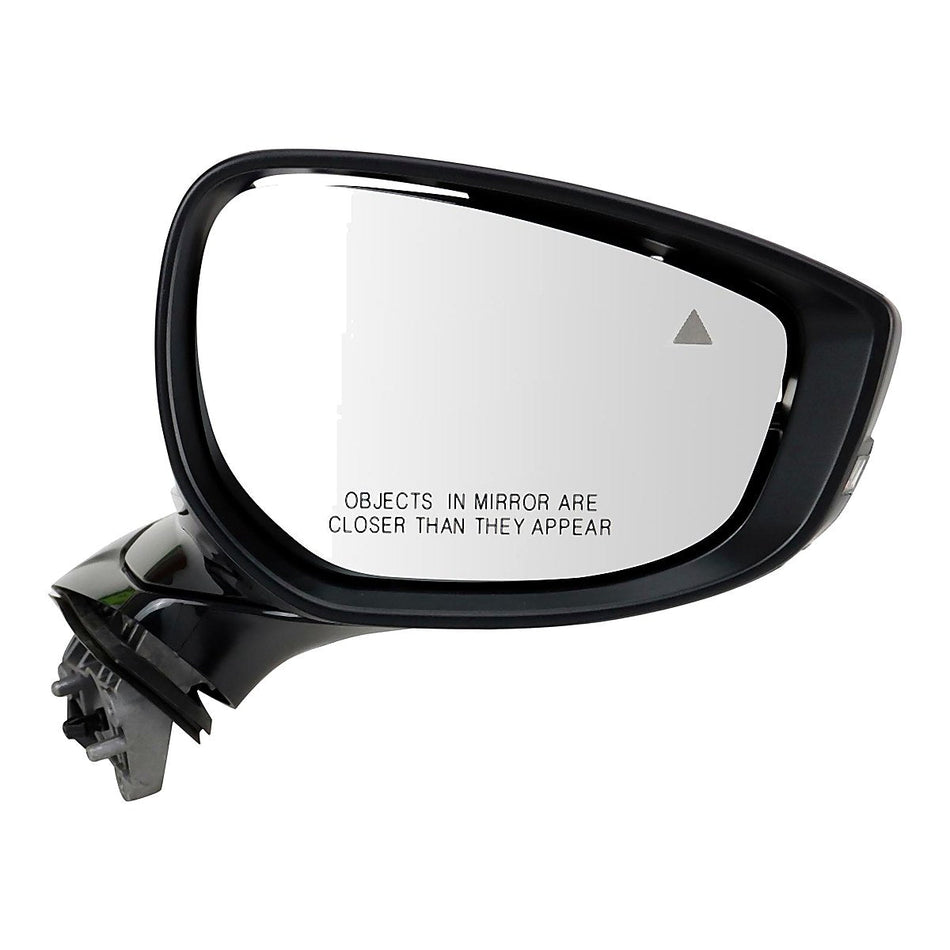 2019-2022 Mazda 3 Door Mirror Passenger Side Power Ptm With Blind Spot/Signal Japan Built Sdn_MA1321236