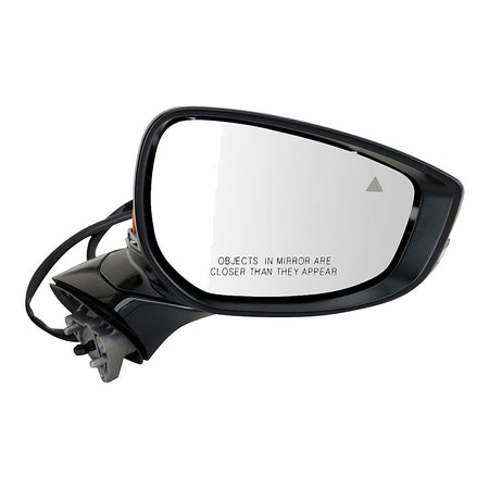 2019-2025 Mazda 3 Door Mirror Passenger Side Power Ptm With Blind Spot/Signal Without Memory Hb Model_MA1321239